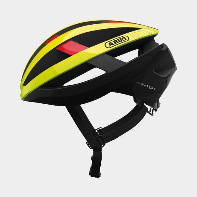 Abus Viantor Neon Yellow, Cykelhjälm Gul M