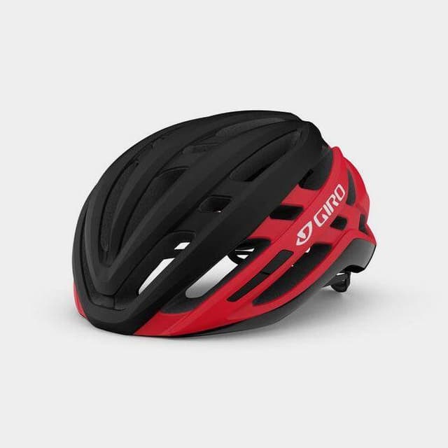 GIRO Agilis MIPS Matte Black/Bright Red, Cykelhjälm Röd M
