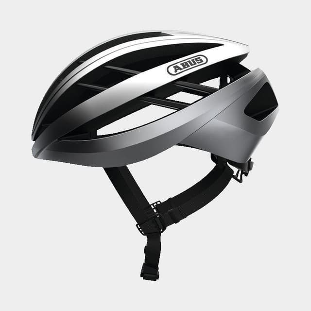 Abus Aventor Gleam Silver, Cykelhjälm Silver S