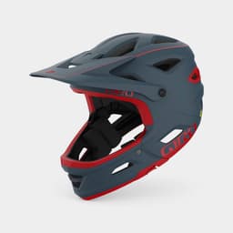 GIRO Switchblade MIPS Matte Portaro Grey/Red, Cykelhjälm Grå M