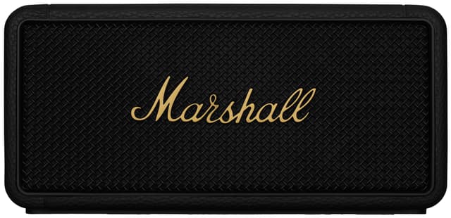 Marshall Middleton trådløs bærbar høyttaler (sort/messing)