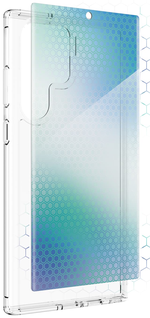 Zagg Flex Curve XTR2 Eco 360 Samsung S23 Ultra skal- och skärmpaket