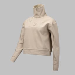 Salming Classic Cropped Sweatshirt W, Padel- og tennistrøye dame
