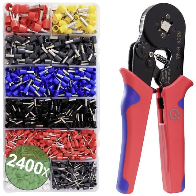 Quadrios 22T007 22T007 Crimptång-set Ändhylsor 0.25