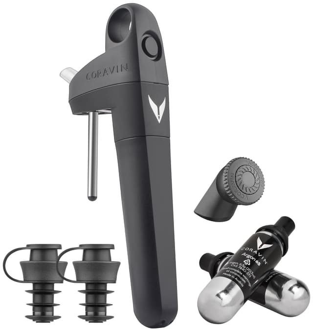 Coravin Pivot+ vinkonserveringssystem-pakke 60203318 (sort)