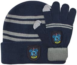 Hogwarts sæt med hue og handsker (Ravenclaw)