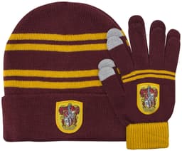 Hogwarts set med mössa och vantar (Gryffindor)