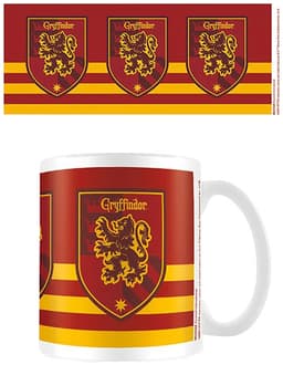 Hogwarts randig mugg 315 ml (Gryffindor)