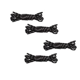 Runde skolisser 2-par Sort 120 cm