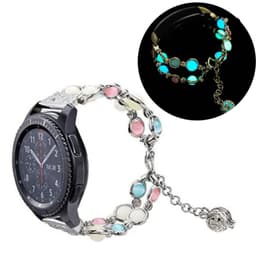 Lysende klokkeremslegering Sølv Samsung Galaxy Watch3 45mm R840/Samsung galaxy watch 46mm/Samsung gear S3