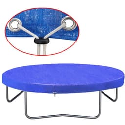 vidaXL Överdrag/skydd för studsmatta PE 450-457 cm 90 g/m²