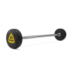 Ziva Zvo Solid Steel Urethane Barbell, Fast Skivstång 15 kg