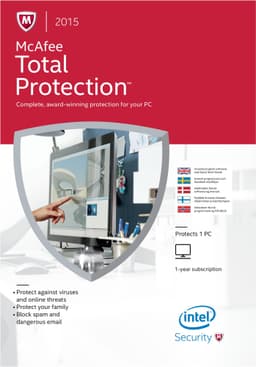 McAfee Total Protection 2015 til 1 PC