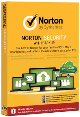 Norton Security med backup - 10 enheder
