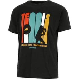 Babolat Exercise Message Tee, Padel- og tennis T-skjorte herre L
