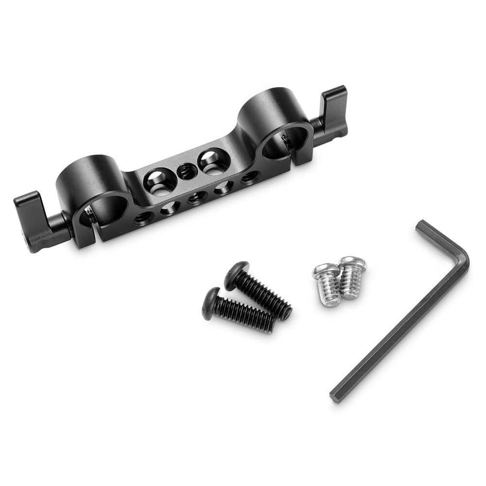 SMALLRIG Morsetto A Blocco Ferroviario Per Aste Da 15 Mm – Per Sistemi DSLR, RED E Gabbie – Modello 942, In Alluminio - 3