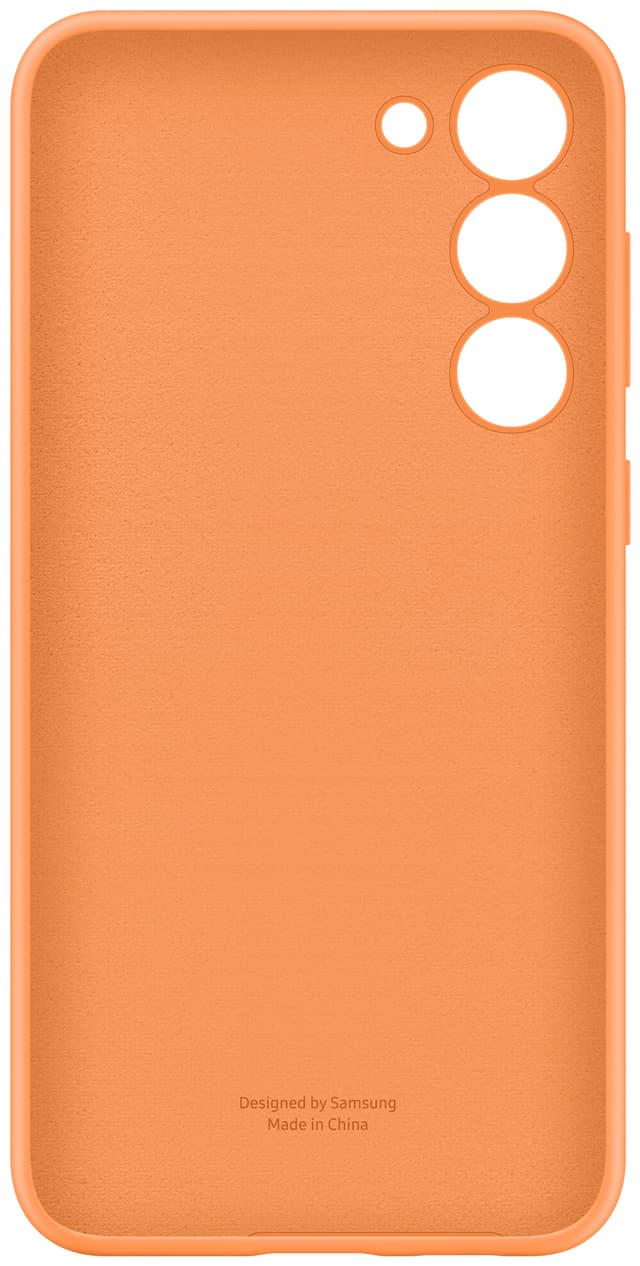 Samsung Galaxy S23 Silicone suojakuori (oranssi)