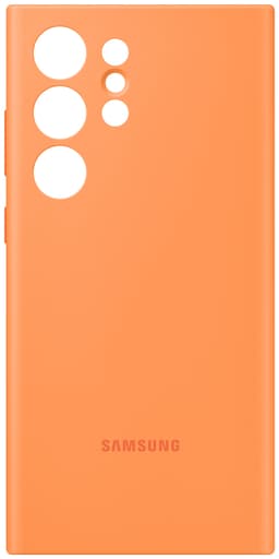 Samsung Galaxy S23 Ultra Silicone suojakuori (oranssi)