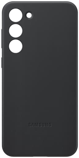 Samsung Galaxy S23+ Leather deksel (sort)