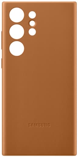 Samsung Galaxy S23 Ultra Leather fodral (kamel)