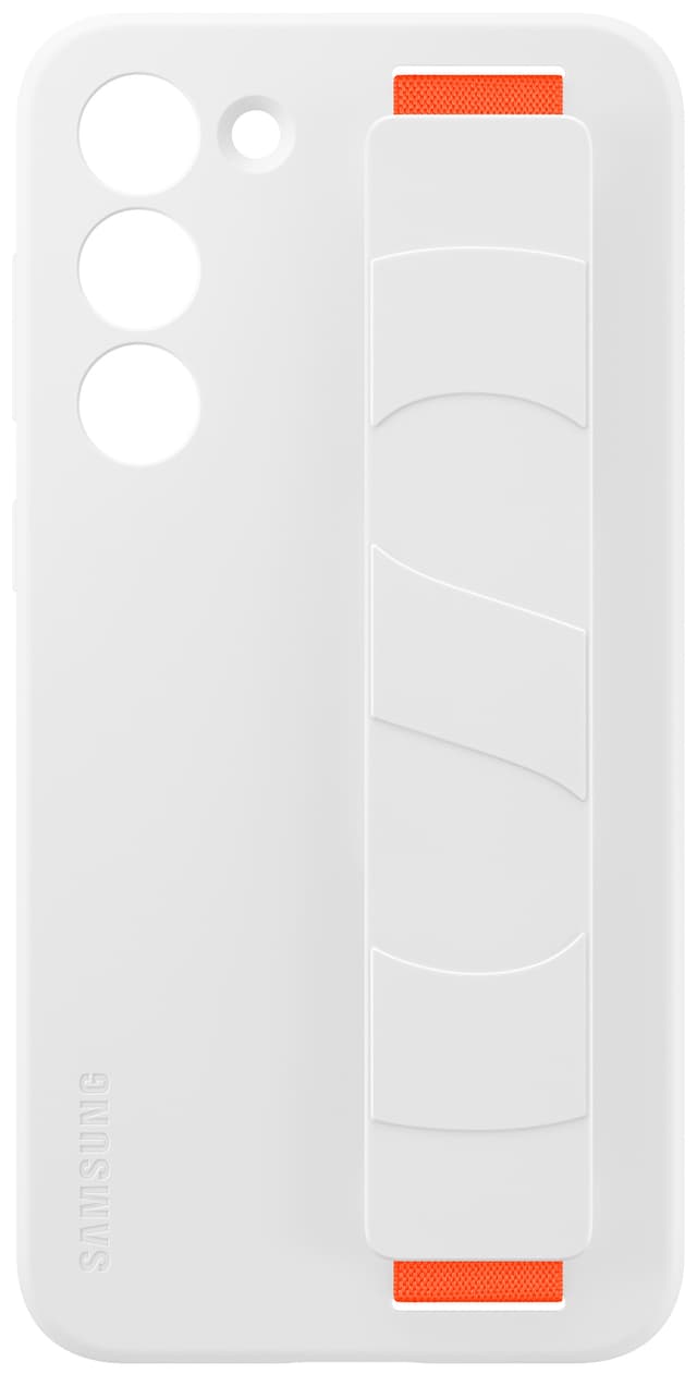 Samsung Galaxy S23+ Silicone Grip deksel (hvit)