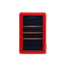 Cavecool Retro Obsidian - 19 flasker - 1 kjølesone - Rød