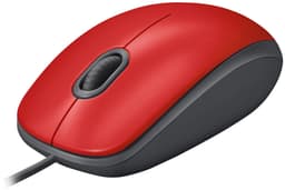 Logitech M110 Silent trådbunden mus (röd)