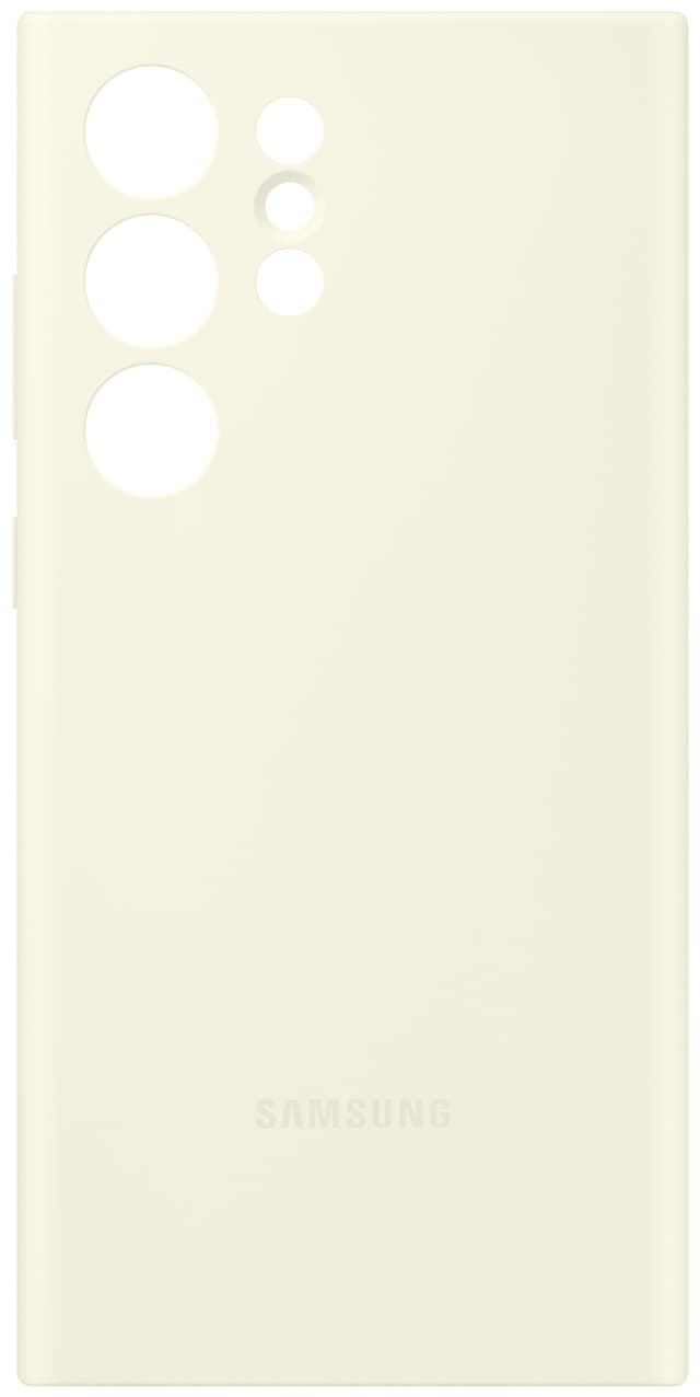 Samsung Galaxy S23 Ultra Silicone deksel (beige)