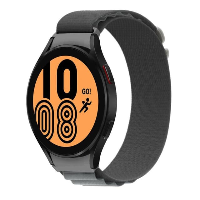 Artic Elastiskt nylon Armband Samsung Galaxy Watch 4 (44mm) - Grå