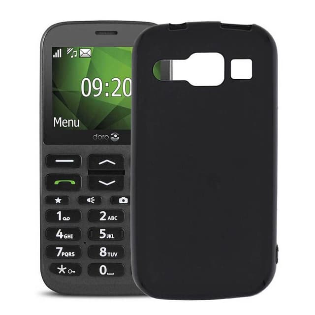 Silikon deksel Doro 1370 - Svart