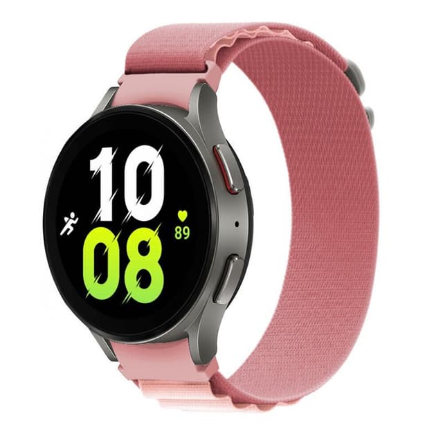 Artic Elastinen nailon ranneke Samsung Galaxy Watch 5 (44mm) - Pink