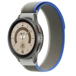 Tactik nailon ranneke Samsung Galaxy Watch 5 Pro - Blueroom grey