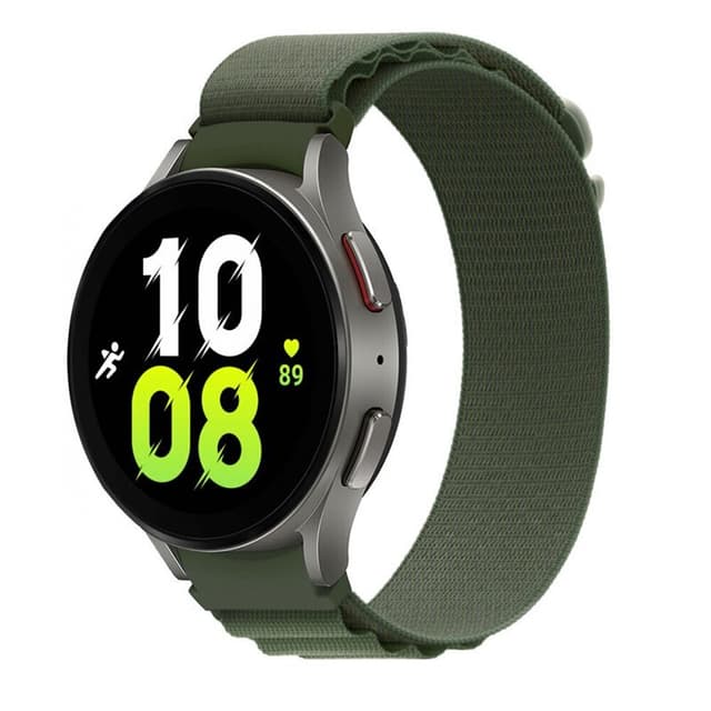 Artic Elastisk nylon armbånd Samsung Galaxy Watch 5 (44mm) - Army