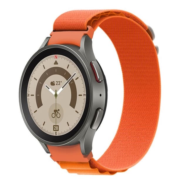 Artic Elastic nylon Armbånd Samsung Galaxy Watch 5 Pro (45mm) - Orang