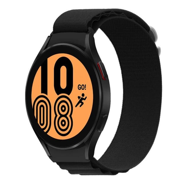 Artic Elastinen nailon ranneke Samsung Galaxy Watch 4 (44mm) - Musta