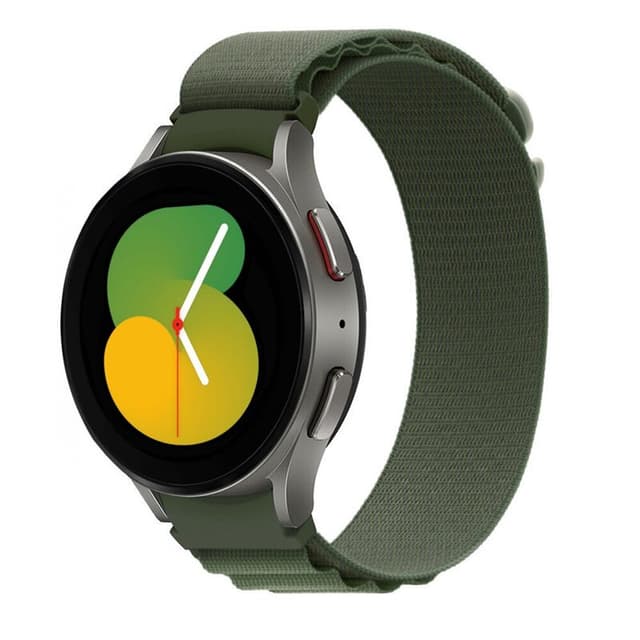 Artic Elastiskt nylon Armband Samsung Galaxy Watch 5 (40mm) - Army