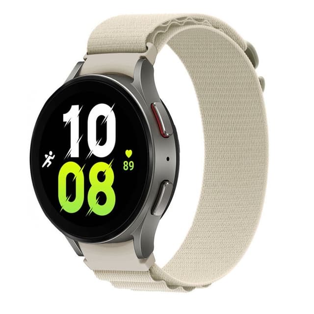 Artic Elastisk nylon armbånd Samsung Galaxy Watch 5 (44mm) - Starligh