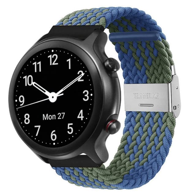 Flettet Elastik Armbånd Doro Watch - blågrøn