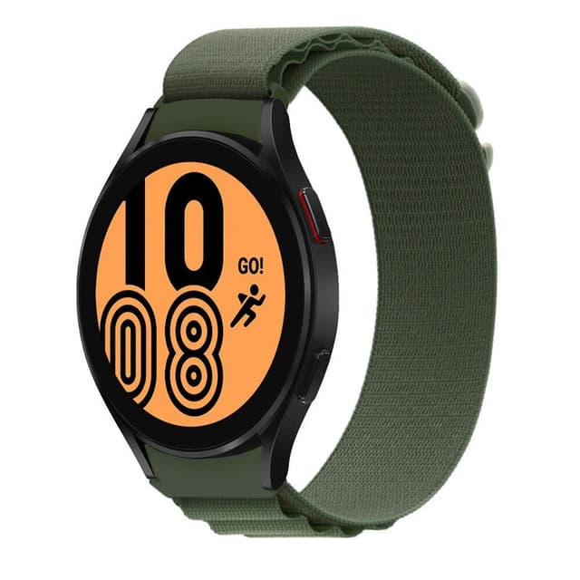 Artic Elastinen nailon ranneke Samsung Galaxy Watch 4 (44mm) - Army