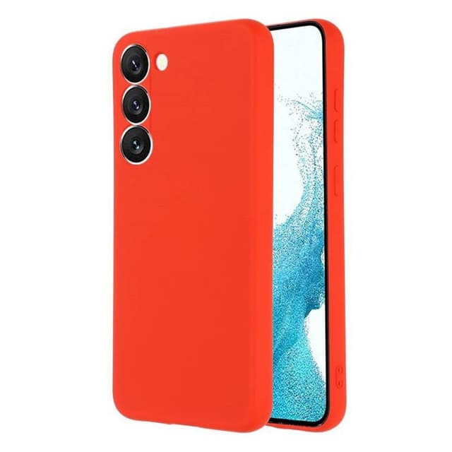 Liquid silikone cover Samsung Galaxy S23 Plus - Rød