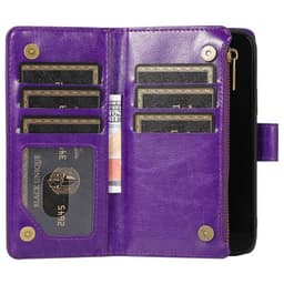 DoubleFlip Zipper 9-kort Samsung Galaxy S23 Plus - Lilla