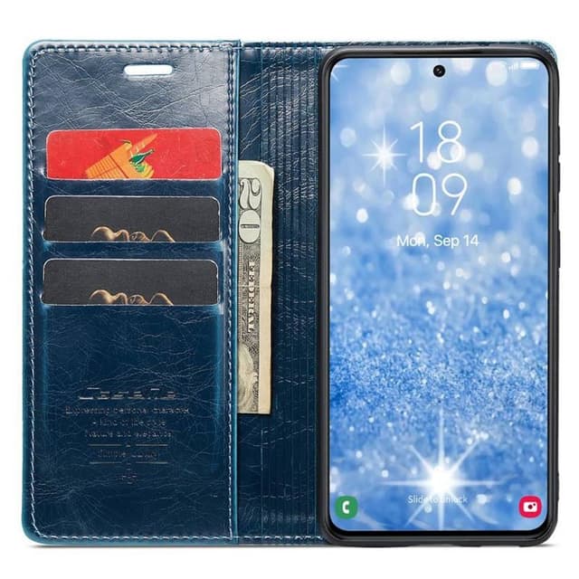 CaseMe Wallet 3-kort Samsung Galaxy S23 Plus - Blå