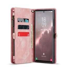 Multi Wallet CaseMe 11-kort Samsung Galaxy S23 Ultra - Lyserød