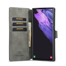 DG-Ming Lommebokdeksel 3-kort Samsung Galaxy S23 Ultra - Grå