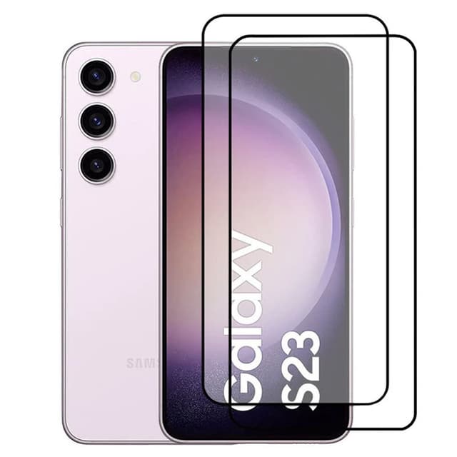 2-pack 5D glas skärmskydd Samsung Galaxy S23