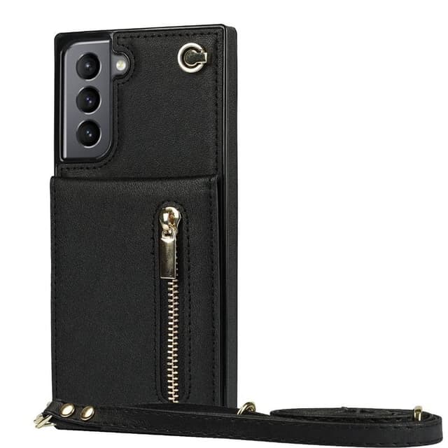 Zipper halskæde etui Samsung Galaxy S23 - Sort