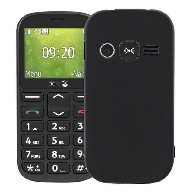 Silikoncover Doro 1360 - Sort