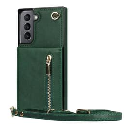 Zipper halskæde etui Samsung Galaxy S23 Plus - Grøn