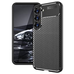 Carbon silikone cover Samsung Galaxy S23 - Sort