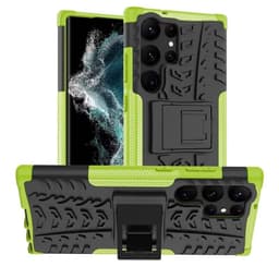Stødbestandigt cover med stativ Samsung Galaxy S23 Ultra - Grøn